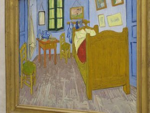 "The Bedroom at Arles" by Van Gogh