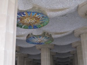 Mosaic ceilings in the park