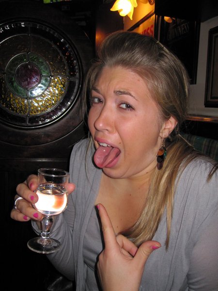 This is how I feel about grappa...disgusting! 