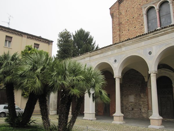 Exterior of church in Ravenna