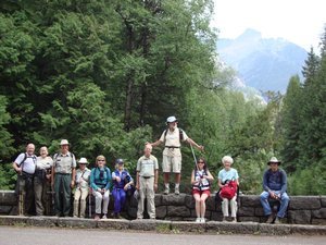the Elderhostel hikers