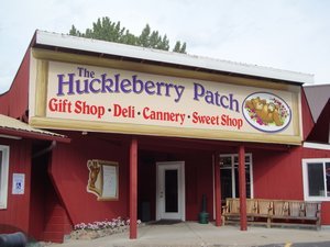 buying huckleberries