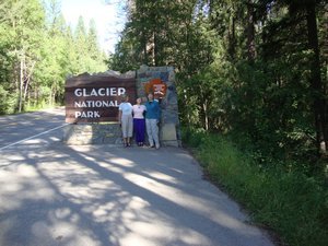 entrance to Glacier National Park