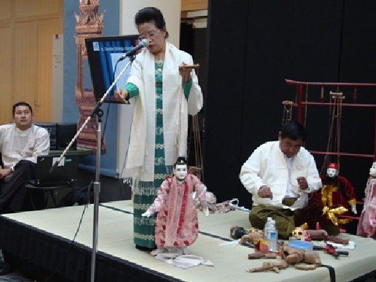 Burmese puppets
