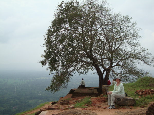 on top of Sigiriya