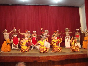dancers at show in Kandy