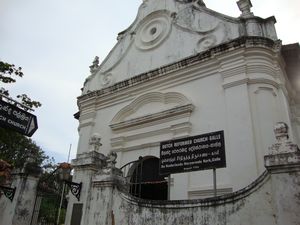 Galle, old Dutch church within fort