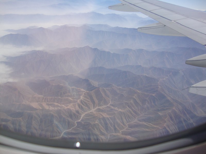 Andes from the plane
