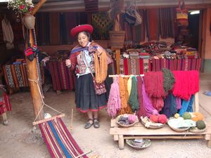 Visiting a weaving cooperative