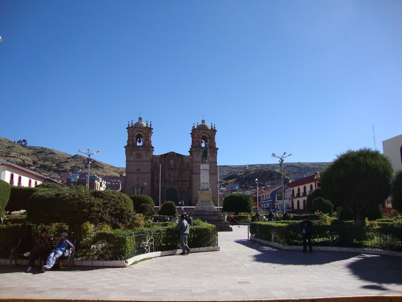 Puno's main square
