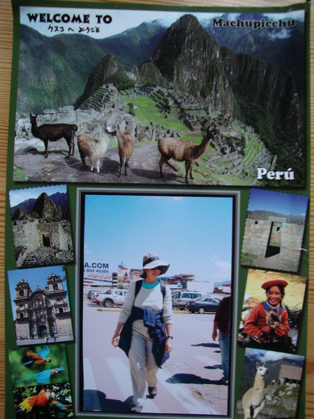 Souvenir postcard from Peru
