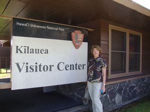 HK at entrance to Kilauea