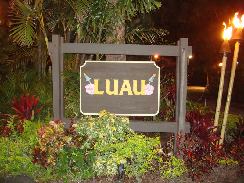 entrance to Luau