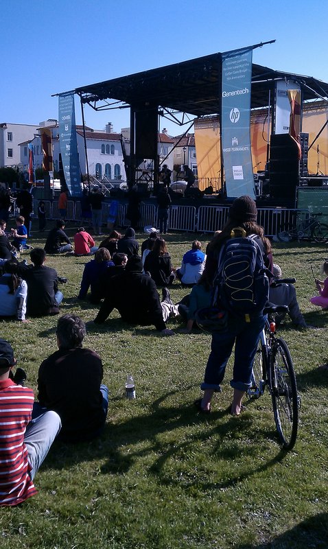 Crissy Field Stage about 5 PM