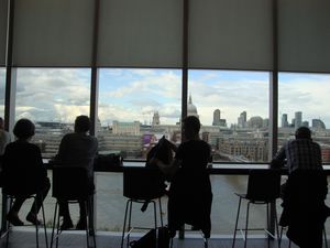 eyeing London from the Tate Modern