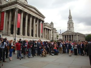 in front of National Gallery