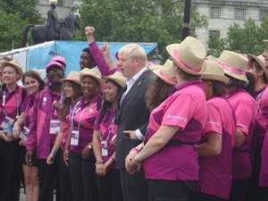 Boris and the volunteers
