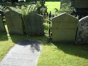 36-Wordsworth's tomb in Grasmere Church