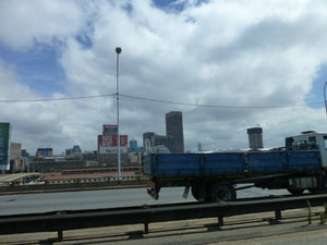 skyline of Johannesburg