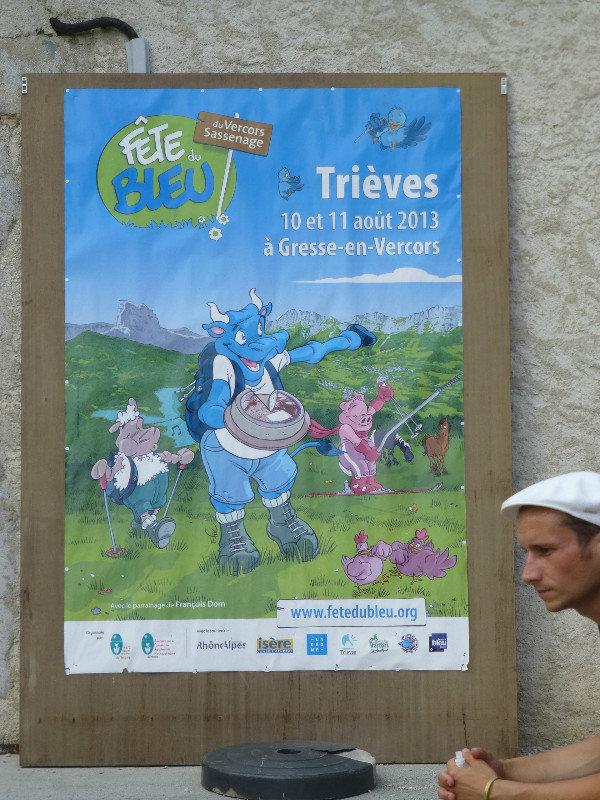 poster of the Fete du Bleu
