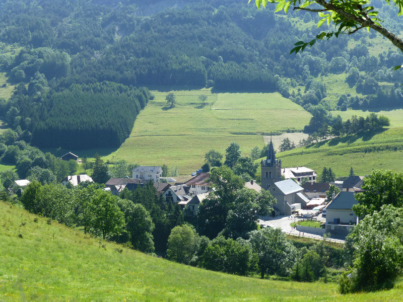 view of the village of Gresse