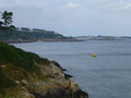 view from cliff path