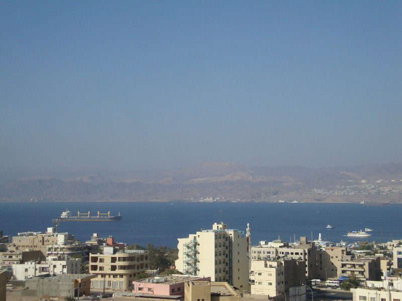 Aqaba: View from our hotel room