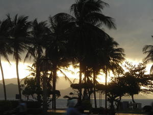 Coucher de soleil sur Nha Trang