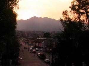 Coucher de soleil sur San Cristobal
