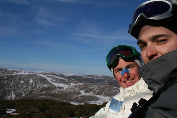 Tom and me on the lift