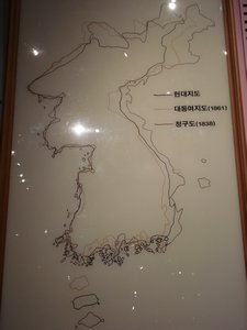 map of korea