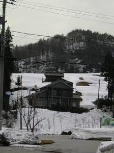 japanese house in the snow