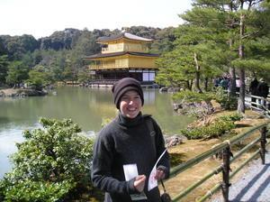 Rokuonji Temple and some 25 year old girl on her birthday