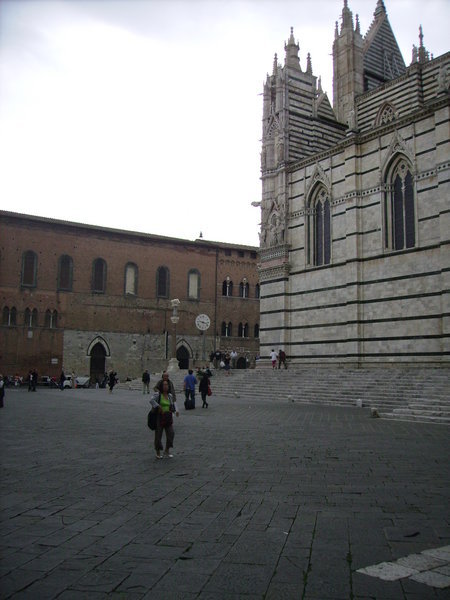 Siena Cathedral of black and white quartz