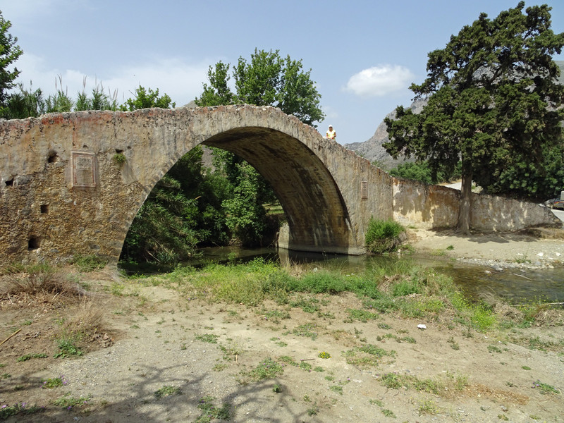 Ottoman style bridge at Gefyra Taverna