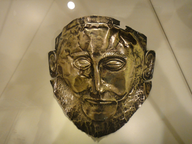 The golden face of Agamemnon
