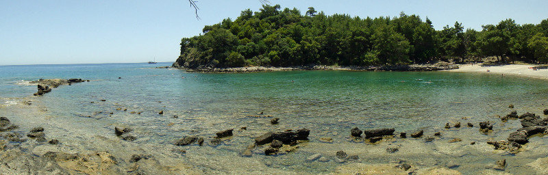 Phaselis City Harbour, almost circular