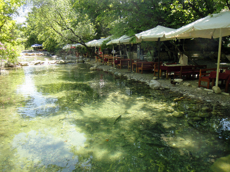 Meydan Restaurant with trout ponds