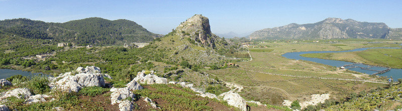Kaunos Citadel from the Heraklion fortress