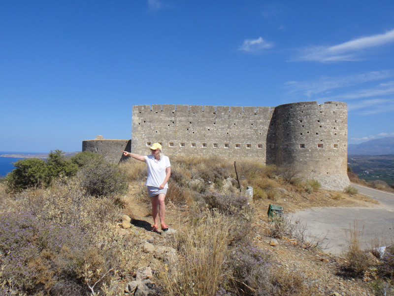 Ottoman era fort above Souda Bay - general-in-command
