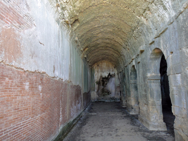 Roofed and vaulted Roman cistern