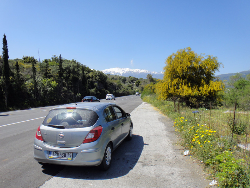 On the road to Rethymno