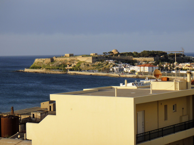 Rethymno, view east from hotel room