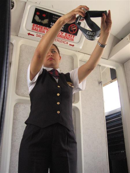 Our One Flight Attendant
