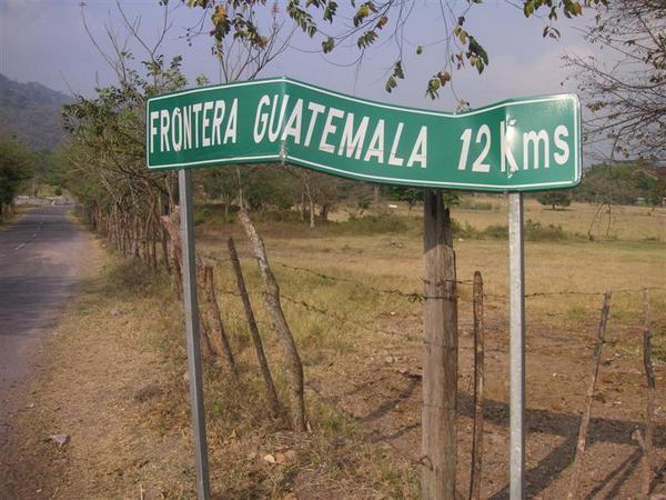 Close to Guatemalan Border