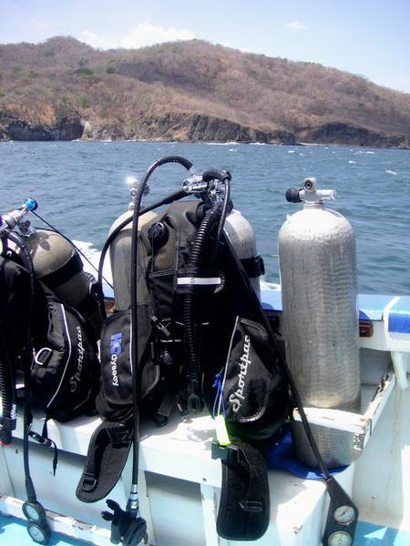 Diving off Catalina Islands