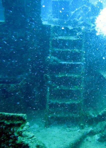 underwater staircase