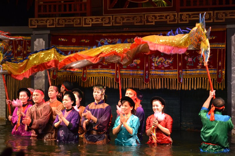 Water Puppet Performance
