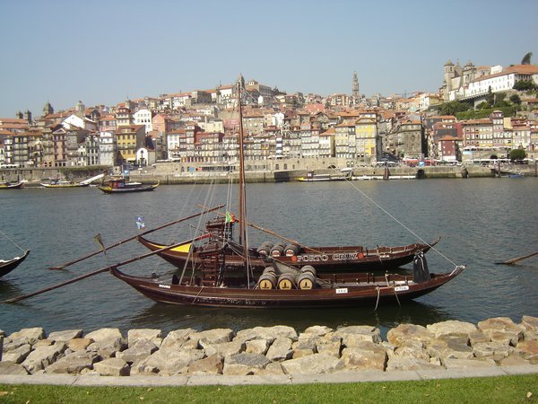 Traditional Portuguese river boats