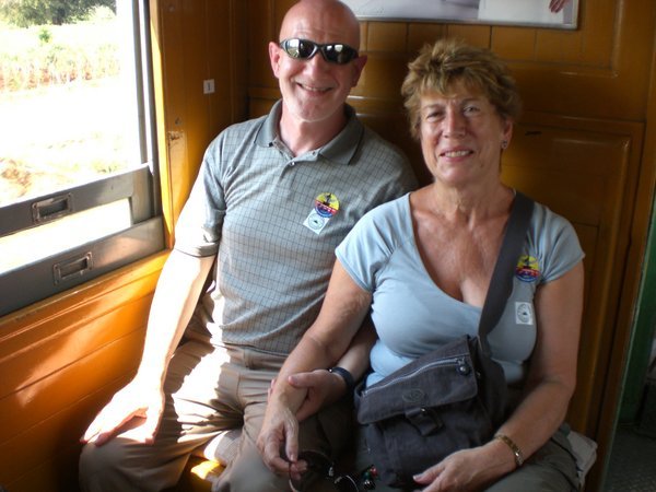 Frances and terry on the Death Railway